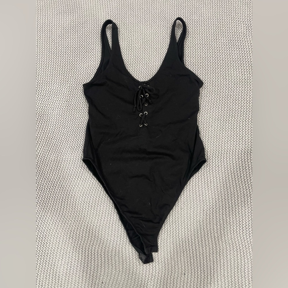 LIKE NEW H&M Lace Up Body Suit